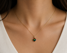 将图片加载到图库查看器,AA Cushion Ammolite Pendant in 10K Gold