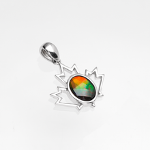 将图片加载到图库查看器,Ammolite Pendant Sterling Silver CANADIANA Pendant