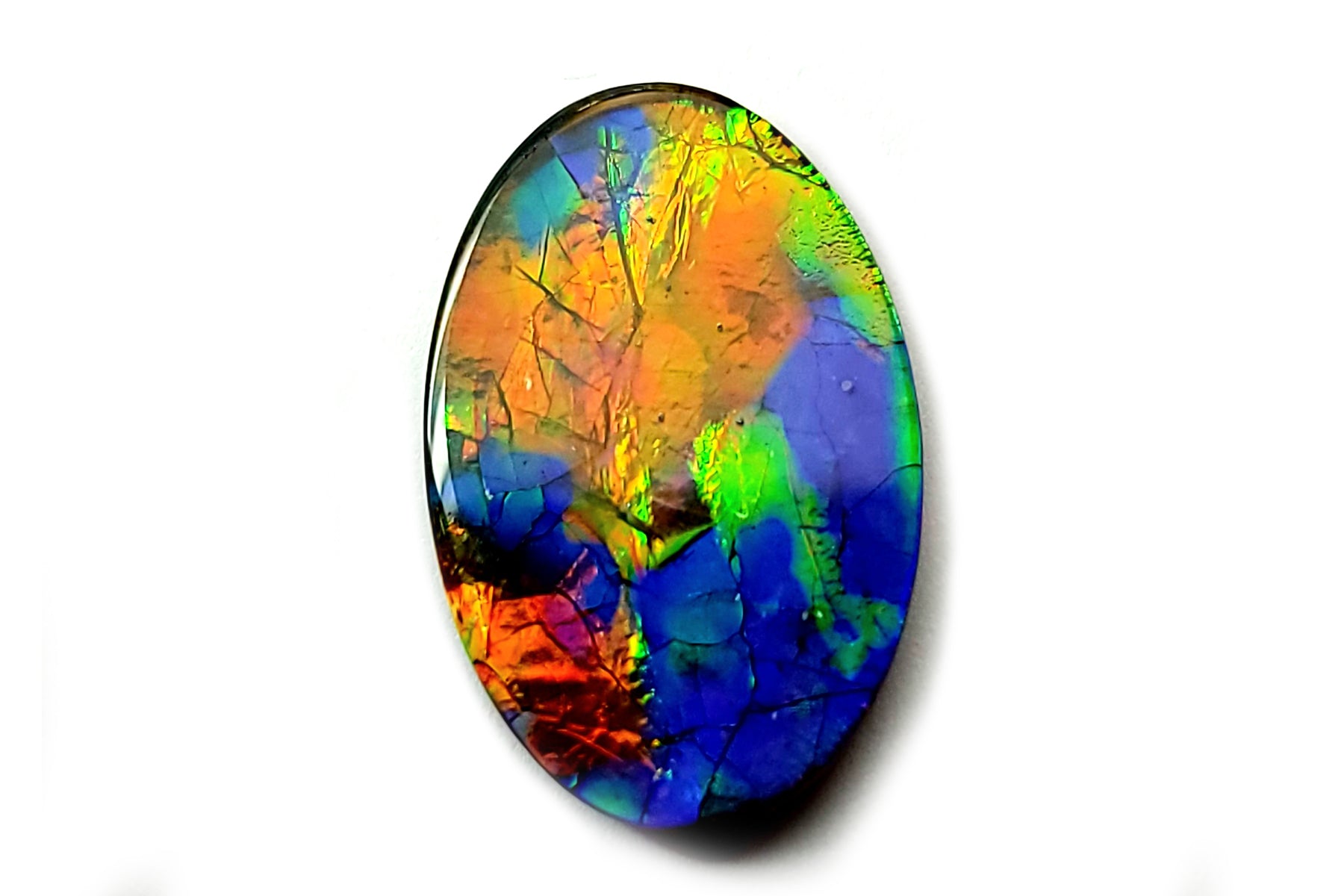 アンモライトプレート 動画】【1点もの】宝石質アンモライトAAA プレート 1個 NO.10