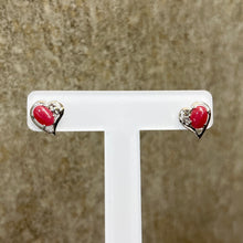 将图片加载到图库查看器，Rhodonite Earrings in Sterling Silver
