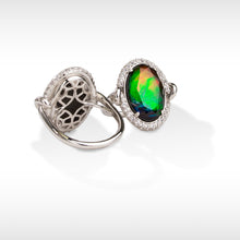 将图片加载到图库查看器，Ammolite Ring Sterling Silver KNOTS Ring
