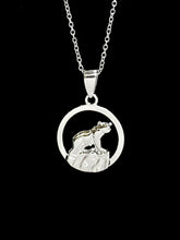 Load image into Gallery viewer, Nakoda Bear NORTHERN SPIRIT Sterling Silver Pendant with Canadian Diamond
