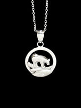将图片加载到图库查看器，Spirit Bear NORTHERN SPIRIT Sterling Silver Pendant with Canadian Diamond
